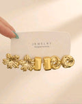 Golden Hoops Earrings