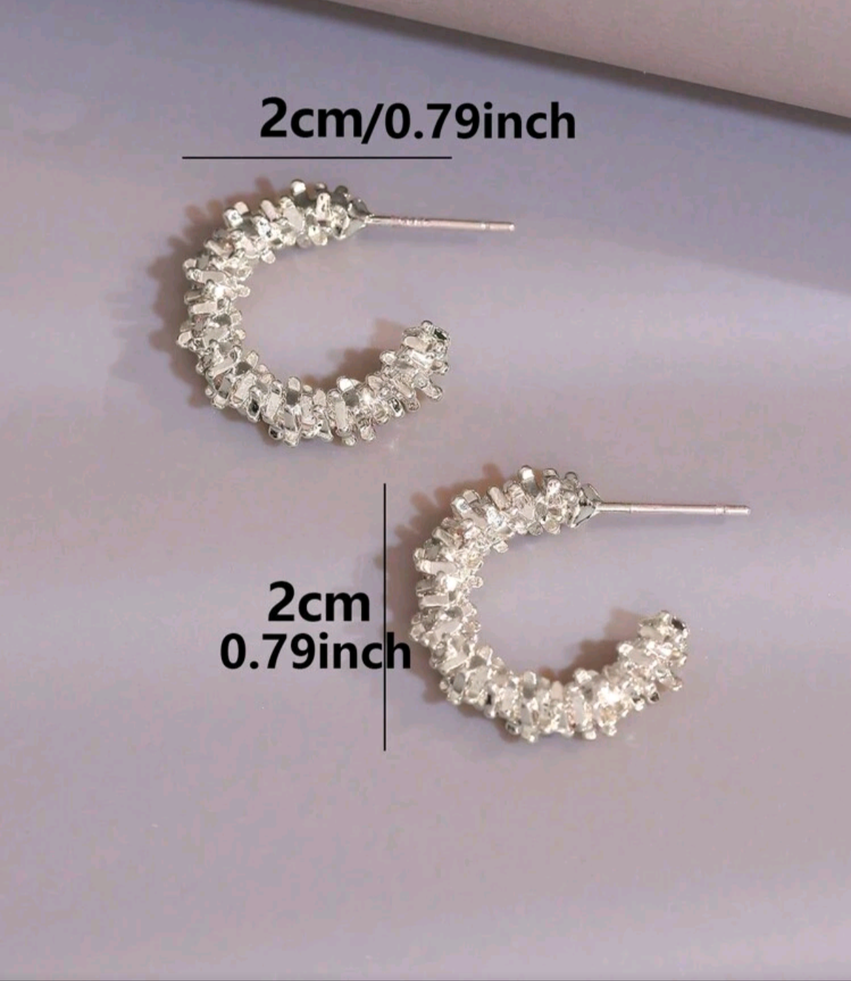 Silver Hoops